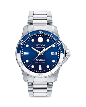 Shop Movado Series 800 Watch, 42mm In Blue/silver