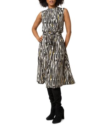 Leota Women's Mindy Sleeveless Midi Dress Blue