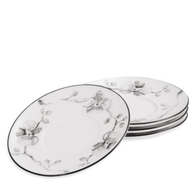 Black Orchid Demitasse Set, Service for 4
