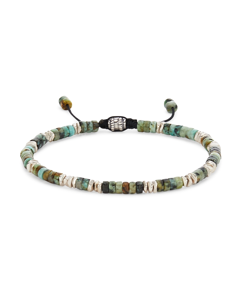 Jonas Studio Men's Dakota Sterling Silver & Turquoise Bead Bracelet In Turquoise