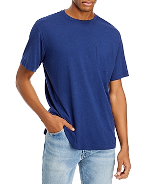 Peter Millar Men's Seaside Summer Soft Pocket T-shirt In Atlantic Blue