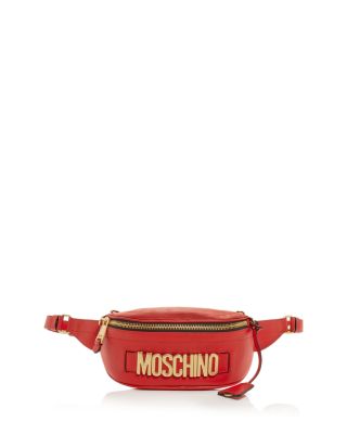 red designer belt bag