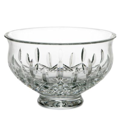 Lismore Crystal Footed Bowl, 8"