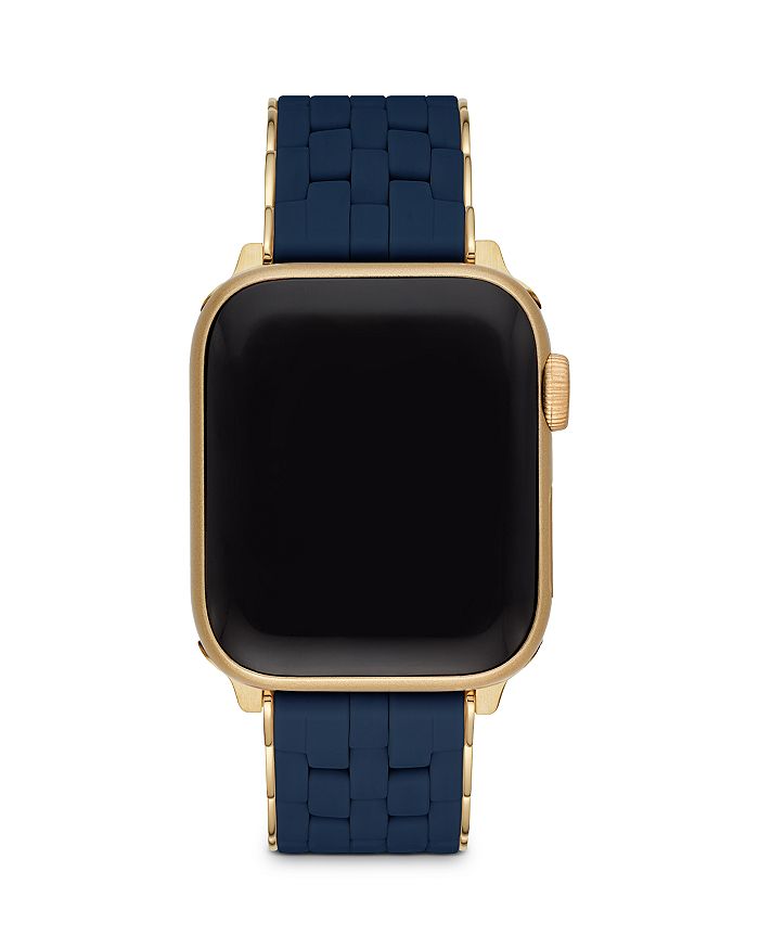 Shop Tory Burch Reva Two-Tone Stainless Steel Apple Watch® Bracelet/20MM