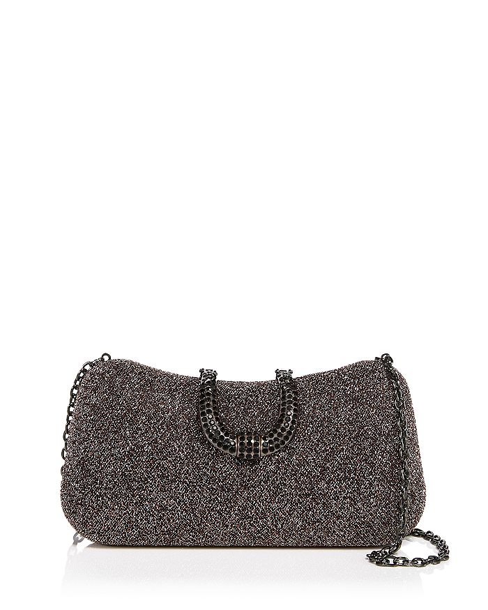 Sondra Roberts Glitter Fabric Clutch | Bloomingdale's