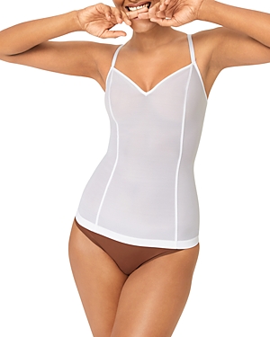 Item M6 All Mesh Convertible Shape Camisole In White