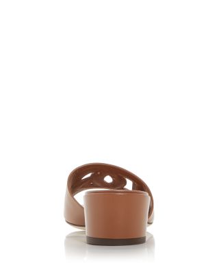 Women&#39;s Block Heel Slide Sandals