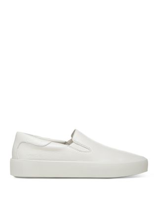 platform leather slip on sneakers