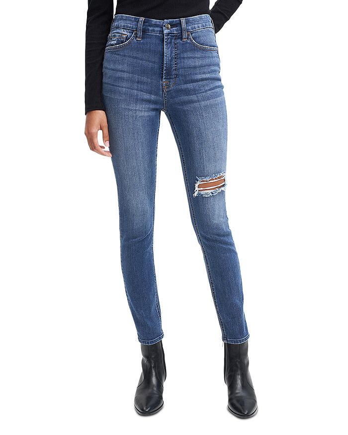 JEN 7 by 7 For All Mankind Jen 7 High Rise Ankle Skinny Jeans in ...