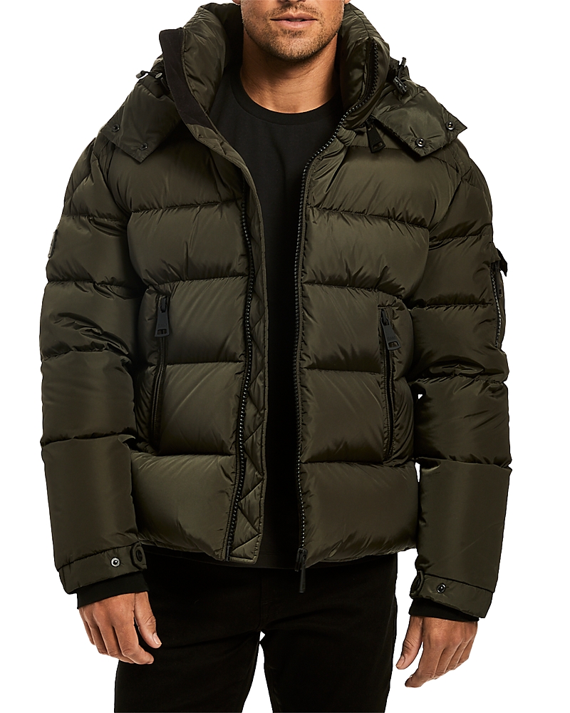 Sam Glacier Quilted Down Coat In Green