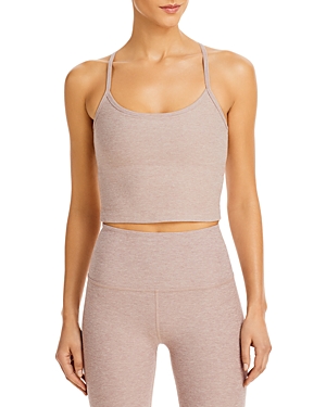 BEYOND YOGA SPACEDYE SLIM RACERBACK CROPPED TANK