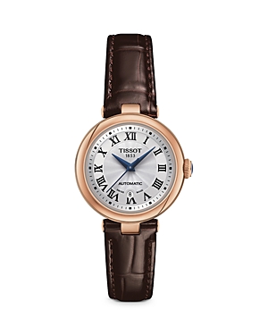 Shop Tissot Bellissima Watch, 29mm In White/brown