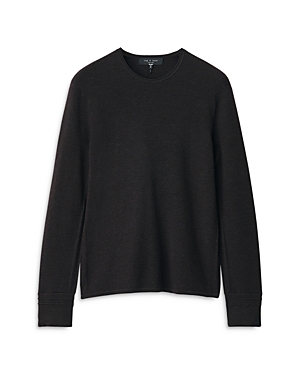 Rag & Bone Black Collin Crewneck Sweater In Black