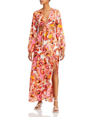 Twist Front Maxi Dress