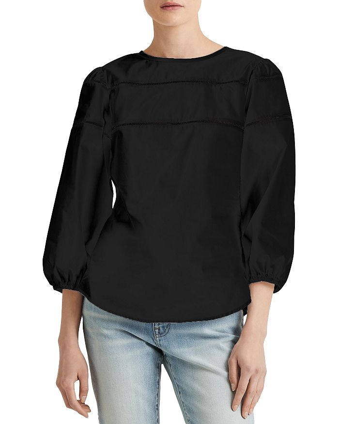 Ralph Lauren Puff Sleeve Top Bloomingdale s