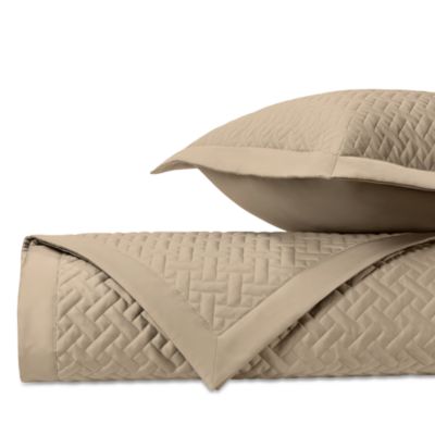 Basketweave Standard Quilted Sham, Pair