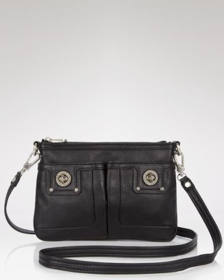 Marc by Marc Jacobs Black Coated Fabric Totally Turnlock Percy