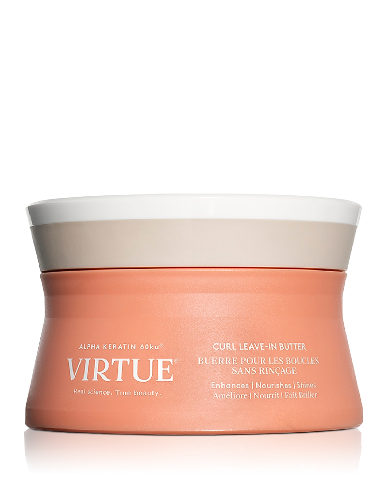 Virtue Shea Butter Heat Protect Curl Leave-in Butter In Orange