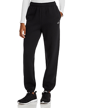 Shop Alo Yoga Accolade High Rise Sweatpants In Black