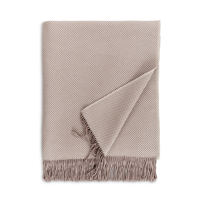 Sferra Bristol Throw In Taupe