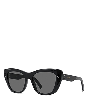 Celine Women's Cat Eye Sunglasses, 54mm In Black/gray