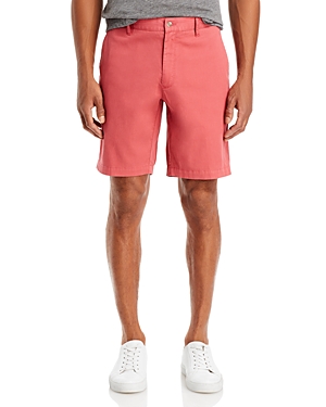 Peter Millar Bedford Cotton Stretch Solid Classic Fit Shorts In Cape Red