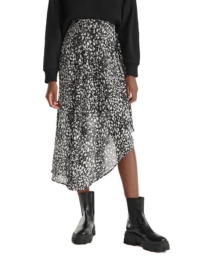 Cheetah skirt on sale bloomingdales