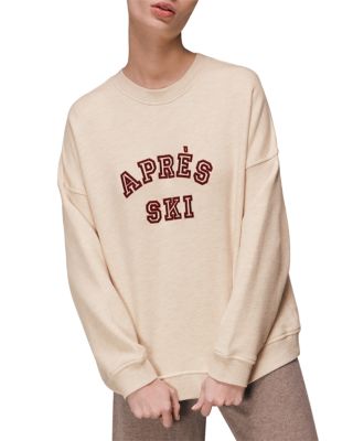 ski graphic sweatshirt