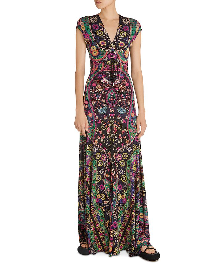 Etro Printed Drawstring Front Dress | Bloomingdale's