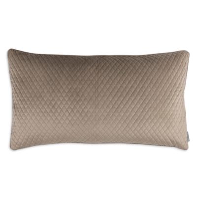 Valentina Quilted Velvet Decorative Pillow, 18" x 36"