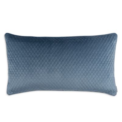 Valentina Quilted Velvet Decorative Pillow, 20" x 36" 