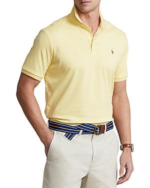Polo Ralph Lauren Classic Fit Soft Cotton Polo Shirt In Empire Yellow Heather