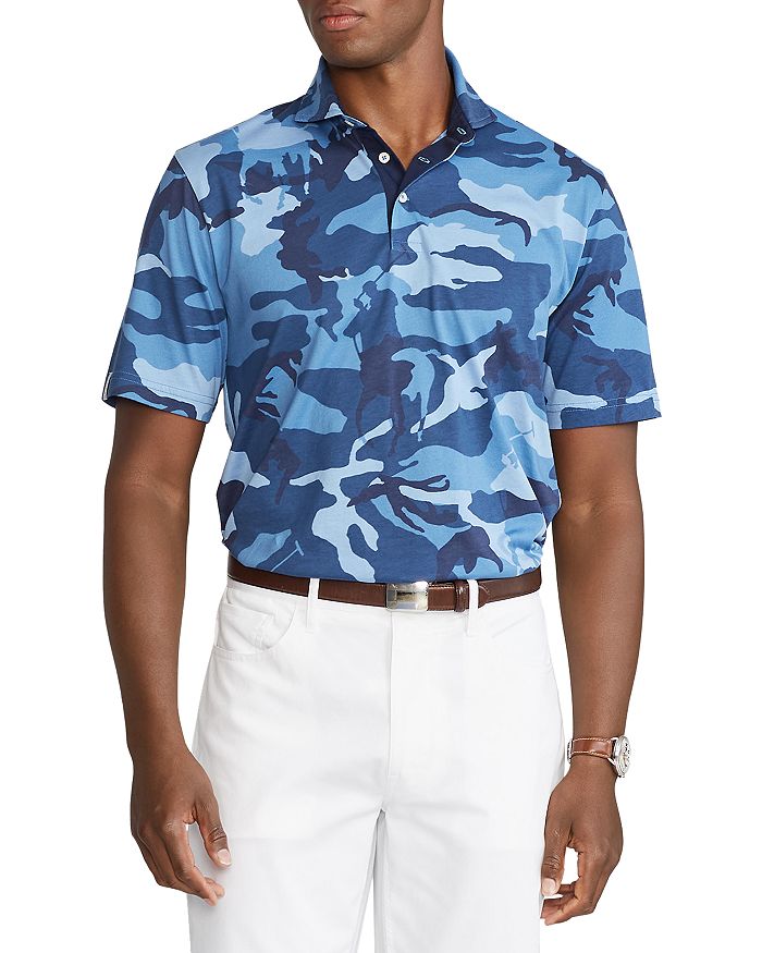 Slang vijandigheid Artistiek Polo Ralph Lauren Cotton Blend Camouflage Classic Fit Polo Shirt |  Bloomingdale's