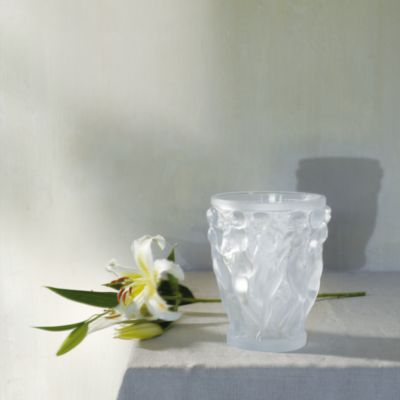 Small Clear Bacchantes Vase