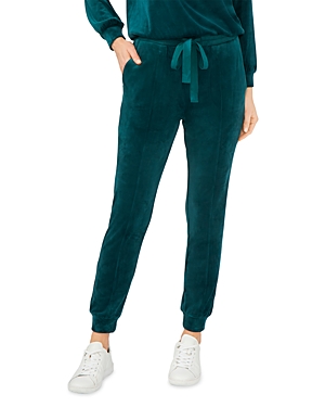 1.state Velour Pull On Pants In Green Forest