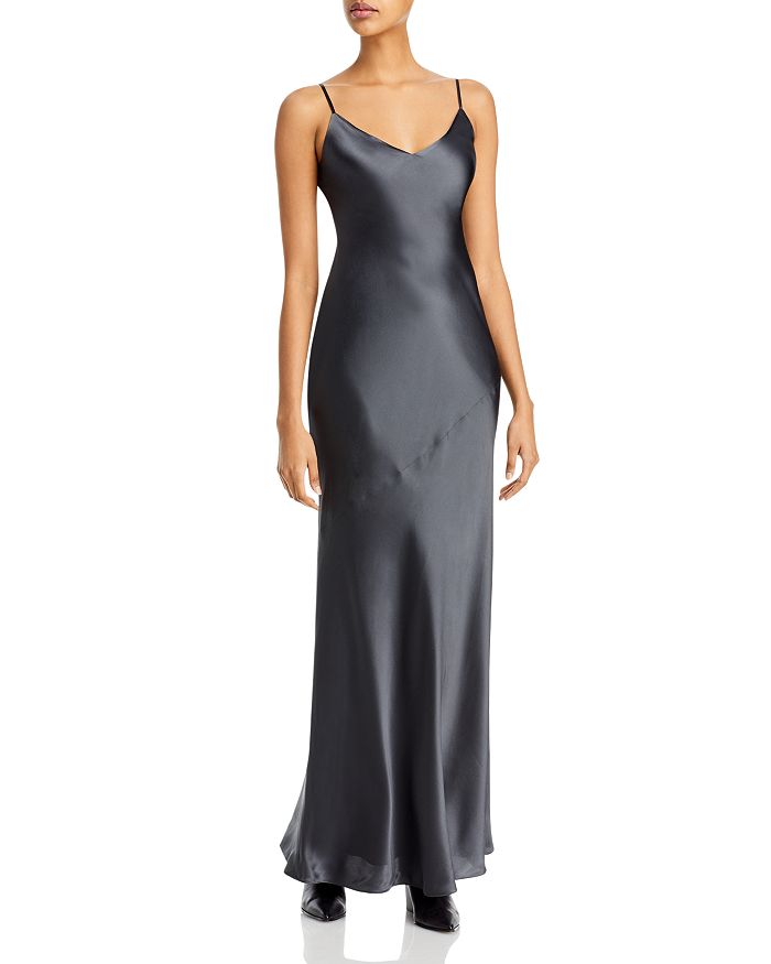 L'AGENCE Serita Silk Maxi Slip Dress | Bloomingdale's