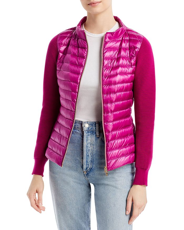Herno Mixed Media Puffer Jacket Bloomingdale's