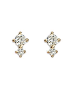 Apres Jewelry - 14K Yellow Gold Cosmos Diamond Stud Earrings