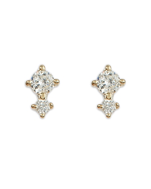 Apres Jewelry 14K Yellow Gold Cosmos Diamond Stud Earrings