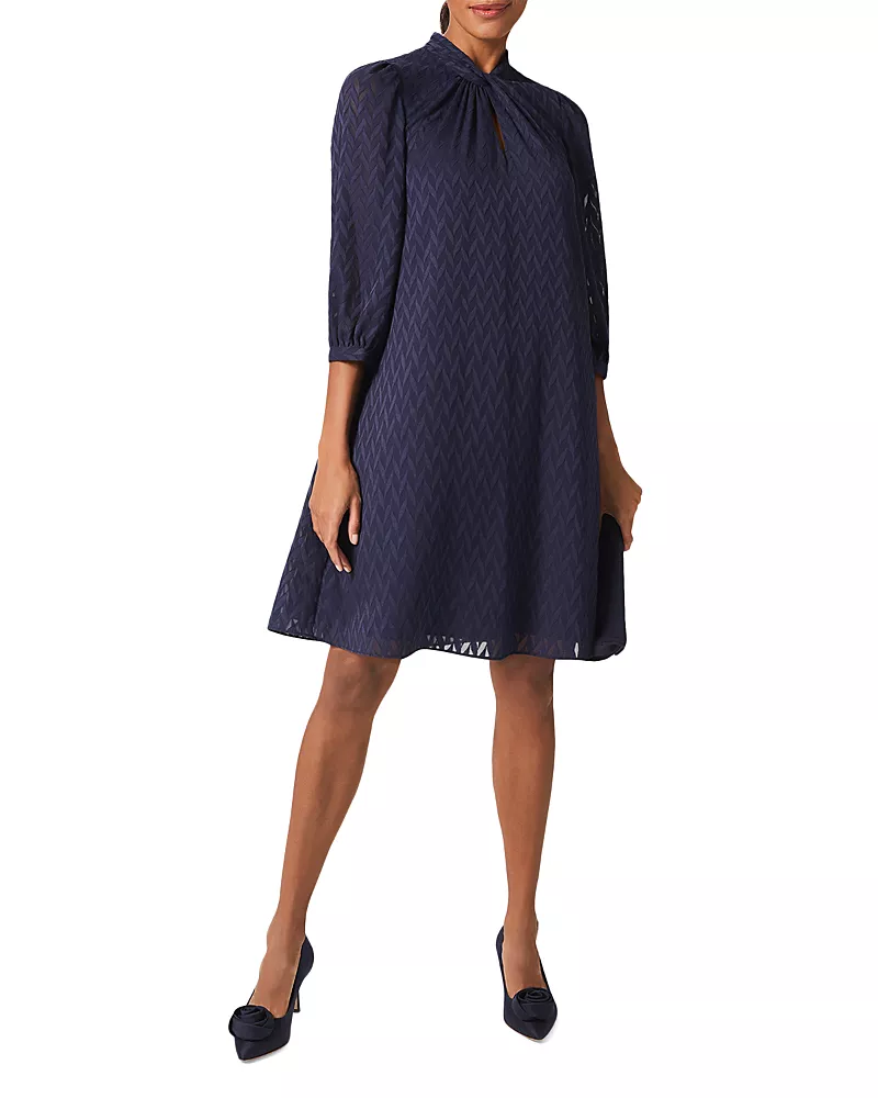 Hobbs London Faye Printed Swing Dress
