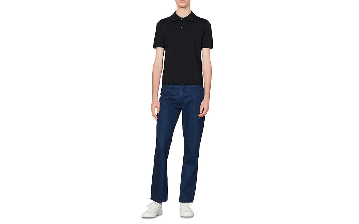 Sandro Pablo Slim Fit Knit Polo Shirt