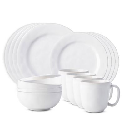 Juliska - Puro Whitewash 16 Piece Dinnerware Set