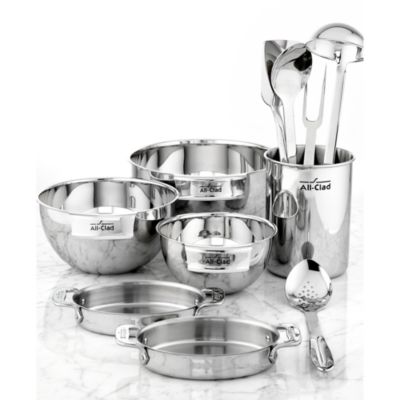 All Clad 3-Piece Stainless Steel Bowl Set