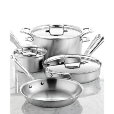 D5 Stainless Brushed 7-Piece Cookware Set - Exclusive