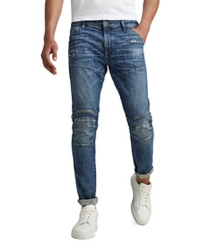 G-STAR RAW - 5620 3D Zip Knee Skinny Fit Jeans in Faded Cascade Restored