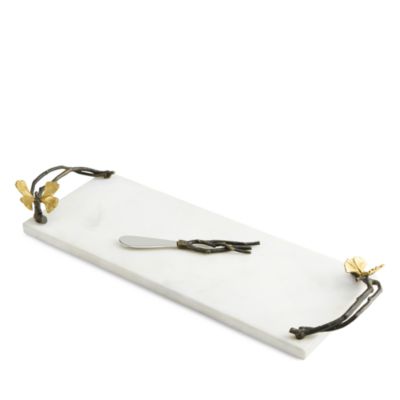 Butterfly Ginkgo Small Cheese Board with Knife