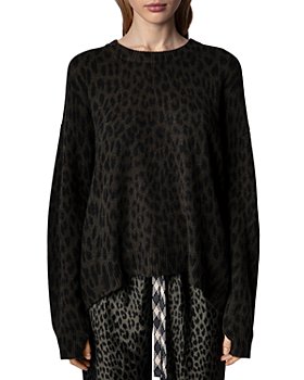 Animal Print Cashmere Sweaters for Women - Bloomingdale's