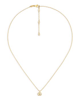 Gucci - 18K Yellow Gold Running G Necklace, 16.5"