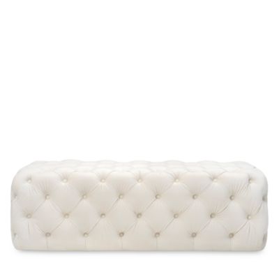 Kaylee Velvet Ottoman
