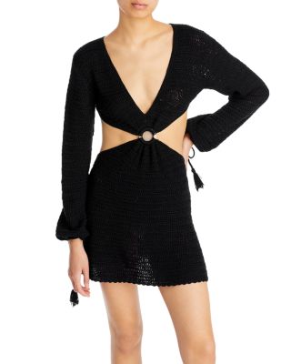 FORE - Cut Out Knit Mini Dress